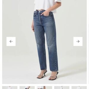 Agolde 90s Straight Leg Women's Jeans Blue